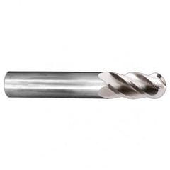 5/16" Dia. - 2-1/2" OAL - Ball Nose SE AlTiN 40° Helix CBD EM - 4 FL - USA Tool & Supply