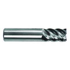 7/16" Dia. - 2-3/4" OAL - AlTiN - CBD - 45° Helix HP End Mill - 5 FL - USA Tool & Supply