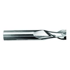 5/8 Dia. - 1-1/4" LOC - 3-1/2" OAL - .020 Radius 2 FL Carbide S/E HP End Mill-TiN - USA Tool & Supply