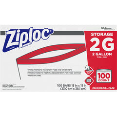 Ziploc Brand Storage Bags 2 Gallon [682253] (10019800707603) - Exact Industrial Supply