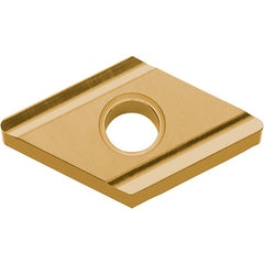 DNGG 431 PV710, 1/64″ Corner Radius, 3/16″ Thick, 1/2″ Inscribed Circle, TiCN (MEGACOAT NANO), 55 Degree Diamond, Turning Indexable Insert