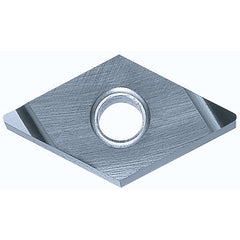 DNGG 332 S TN60, 1/32″ Corner Radius, 3/16″ Thick, 3/8″ Inscribed Circle, TiCN/NbC, Diamond, Turning Indexable Insert - Exact Industrial Supply