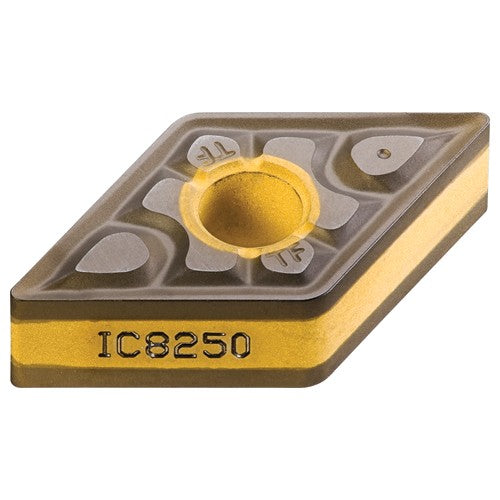 DNMG 443 HK ME1125, 1/4″ Thick, 1/2″ Inscribed Circle, Coated, 55° Diamond, Turning Indexable Insert - USA Tool & Supply