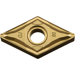 DNMG 443 CJ CA5525, 3/64″ Corner Radius, 1/4″ Thick, 1/2″ Inscribed Circle, TiCnulll2O3/TiN, Diamond, Turning Indexable Insert - Exact Industrial Supply