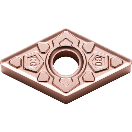DNMG 432 KG CA315, 1/32″ Corner Radius, 3/16″ Thick, 1/2″ Inscribed Circle, TiCnulll2O3/Ti, Diamond, Turning Indexable Insert - Exact Industrial Supply