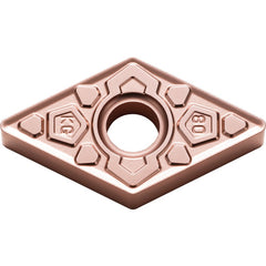DNMG 432 KG CA315, 1/32″ Corner Radius, 3/16″ Thick, 1/2″ Inscribed Circle, TiCnulll2O3/Ti, Diamond, Turning Indexable Insert - Exact Industrial Supply