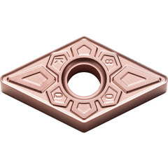 DNMG 442 KQ CA315, 1/32″ Corner Radius, 1/4″ Thick, 1/2″ Inscribed Circle, TiCnulll2O3/Ti, Diamond, Turning Indexable Insert - Exact Industrial Supply