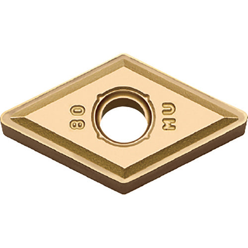 DNMG 432 MU CA6525, 1/32″ Corner Radius, 3/16″ Thick, 1/2″ Inscribed Circle, TiCnulll2O3/TiN, Diamond, Turning Indexable Insert - Exact Industrial Supply
