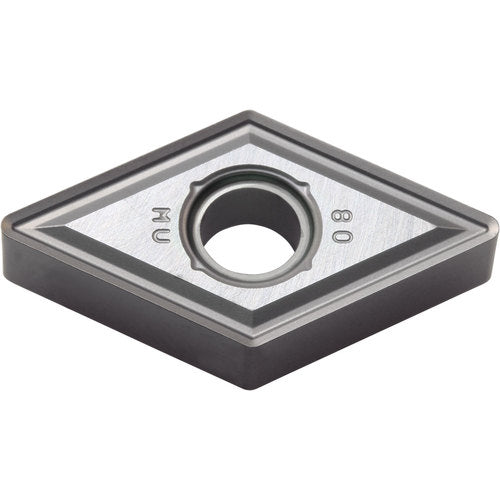 DNMG 441 MU PR005S, 1/64″ Corner Radius, 1/4″ Thick, 1/2″ Inscribed Circle, MEGACOAT HARD, 55 Degree Diamond, Turning Indexable Insert