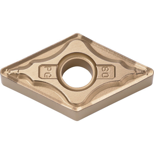 DNMG 432 PG CA515, 1/32″ Corner Radius, 3/16″ Thick, 1/2″ Inscribed Circle, TiCnulll2O3/TiN, Diamond, Turning Indexable Insert - Exact Industrial Supply