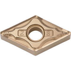 DNMG 432 PG TN610, 1/32″ Corner Radius, 3/16″ Thick, 1/2″ Inscribed Circle, TiCN, Diamond, Turning Indexable Insert - Exact Industrial Supply