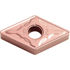 DNMG 433 PH CA320, 3/64″ Corner Radius, 3/16″ Thick, 1/2″ Inscribed Circle, TiCnulll2O3/Ti, Diamond, Turning Indexable Insert - Exact Industrial Supply