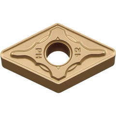 DNMG 444 PH CA025P, 1/16″ Corner Radius, 1/4″ Thick, 1/2″ Inscribed Circle, TiCl2O3/TiN, 55 Degree Diamond, Turning Indexable Insert