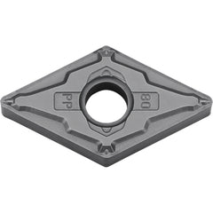 DNMG 431 PP PV710, 1/64″ Corner Radius, 3/16″ Thick, 1/2″ Inscribed Circle, TiCN (MEGACOAT NANO), Diamond, Turning Indexable Insert