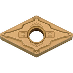 DNMG 4405 PP PV710, 0.0079″ Corner Radius, 1/4″ Thick, 1/2″ Inscribed Circle, TiCN (MEGACOAT NANO), Diamond, Turning Indexable Insert - Exact Industrial Supply