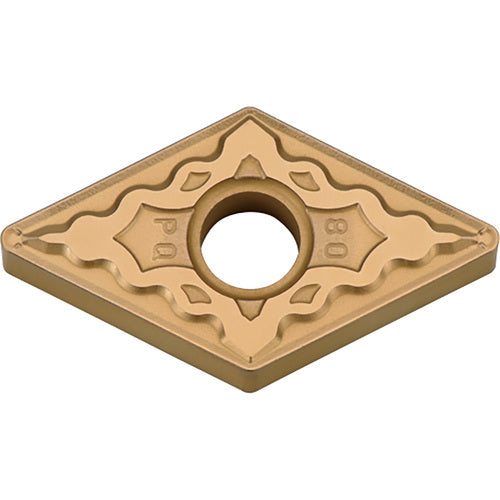 DNMG 432 PQ PV7025, 1/32″ Corner Radius, 3/16″ Thick, 1/2″ Inscribed Circle, TiCN (MEGACOAT), Diamond, Turning Indexable Insert - Exact Industrial Supply