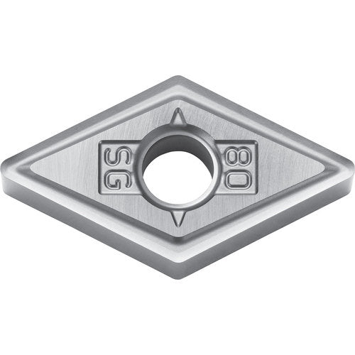 DNMG 432 SG SW05, 1/32″ Corner Radius, 3/16″ Thick, 1/2″ Inscribed Circle, WC/Co, 55 Degree Diamond, Turning Indexable Insert