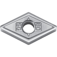 DNMG 443 SG SW05, 3/64″ Corner Radius, 1/4″ Thick, 1/2″ Inscribed Circle, WC/Co, 55 Degree Diamond, Turning Indexable Insert