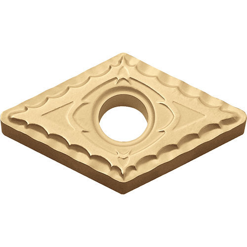 DNMG 432 XQ CA025P, 1/32″ Corner Radius, 3/16″ Thick, 1/2″ Inscribed Circle, TiCl2O3/TiN, 55 Degree Diamond, Turning Indexable Insert