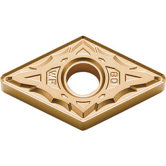DNMX 431 WF CA530, 1/64″ Corner Radius, 3/16″ Thick, 1/2″ Inscribed Circle, TiCl2O3/TiN, 55 Degree Diamond, Turning Indexable Insert