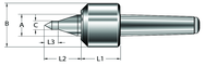 PLC-HDA-ELSP-MT3 - Heavy Duty - Live Center - USA Tool & Supply