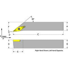 SVJCL08-2A  1/2 x 1/2" LH Toolholder - USA Tool & Supply