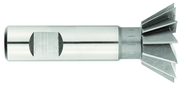 1/2 x 7/32 x 3/8 Shank - HSS - 60 Degree - Single Angle Shank Type Dovetail Cutter -8F- TiN Coated - USA Tool & Supply