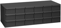 10-7/8 x 11-5/8 x 33-3/4'' (18 Compartments) - Steel Modular Parts Cabinet - USA Tool & Supply