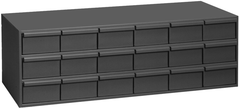 11-5/8" Deep - Steel - 18 Drawer Cabinet - for small part storage - Gray - USA Tool & Supply