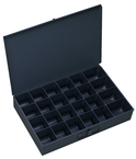 18 x 12 x 3'' - 24 Compartment Steel Boxes - USA Tool & Supply