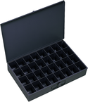 18 x 12 x 3'' - 32 Compartment Steel Boxes - USA Tool & Supply