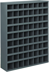 42 x 12 x 33-3/4'' (72 Compartments) - Steel Compartment Bin Cabinet - USA Tool & Supply