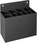 12-1/4 x 6-1/2 x 12'' - 10 Compartment Key Stock Rack - USA Tool & Supply