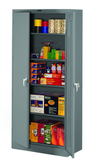 36"W x 24"D x 78"H Storage Cabinet w/4 Adj. Shelves, Levelers, a Lovered Back Panel - Welded Set Up - USA Tool & Supply