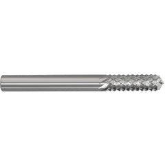 ‎1/8 × 1/2 × 1/8 × 1-1/2 Solid Carbide Router - Drill Point Style - USA Tool & Supply