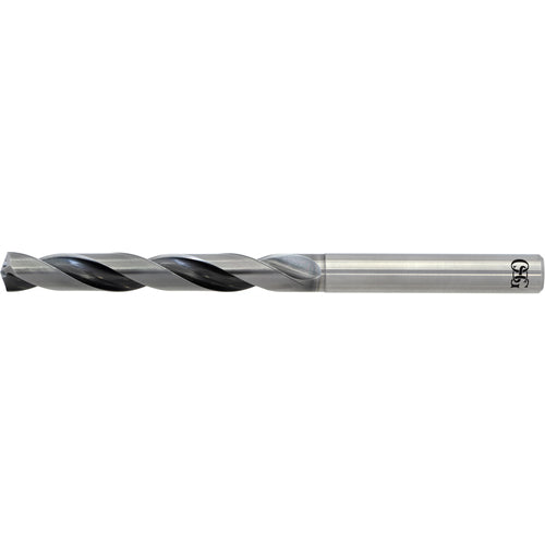 12.6 mm Dia. × 14 mm Shank × 101 mm Flute Length × 167 mm OAL, 5xD, WXL, 2 Flute, Coolant Thru, Solid Carbide Drill - Exact Industrial Supply