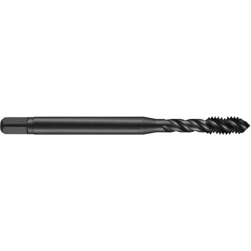 M4x0.70 HSS-E PM 3 Flute 6H 45 Degree Machine Tap Spiral Flute-Steam Oxide E-code # E003M4 - USA Tool & Supply