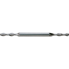 10 × 10 × 55 × 150 mm 2 Flute Square End Carbide End Mill-Plain Shank - Exact Industrial Supply