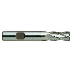 10 × 10 × 30 × 80 mm 2 Flute Square End Carbide End Mill-Plain Shank