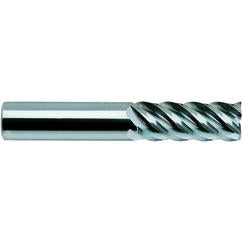 1/2-1/2-1-1/4-3 R.030 5Fl Reg SE H-45 R.030 CBD TiAlN-Futura Coated End Mill - USA Tool & Supply