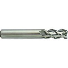 3/4-3/4-1-5/8-4 3Fl H-45 Long .060 Radius TiCN Coated Alu-Power - USA Tool & Supply