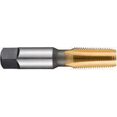 ‎1/8-27 NPT HSS Machine Tap Straight Flute-TiN ANSI B94.9 E-code # E7211/8 - Exact Industrial Supply