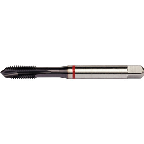 ‎1/4-20 3 Flute H5 HSS-E PM DIN ANSI Machine Tap - Red Shark for Alloy Steels - Plug Style E-code # E8111/4 - USA Tool & Supply
