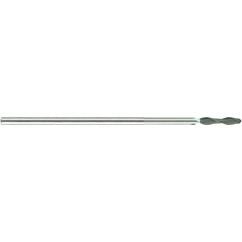 1/8 X 1/8 X 5/8 X 1 X 4 X .120 2Fl Long Reach H-30 Ball Diamond Coated - USA Tool & Supply