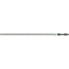 1/8 X 1/8 X 5/8 X 1 X 4 X .120 2Fl Long Reach H-30 Ball Diamond Coated - USA Tool & Supply