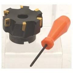 3" Dia. 90 Degree Face Mill - Uses ADKT1505 Inserts - USA Tool & Supply