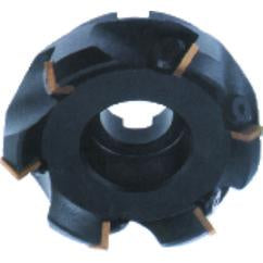 6" Dia - 12° Rake - Indexable Face Mill Cutter - USA Tool & Supply