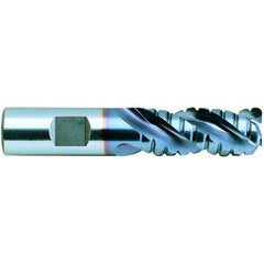 1/2 X 1/2 X 1-1/4 X 3-1/4 3Fl Reg SE Rougher Alum.T15.TiCN-Coated End Mill - USA Tool & Supply