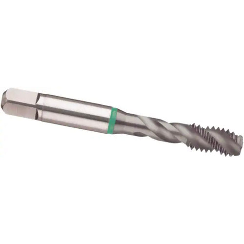 ‎8-32 Dia-H3-2 FL-Std Spiral FL Tap - Green Ring - USA Tool & Supply