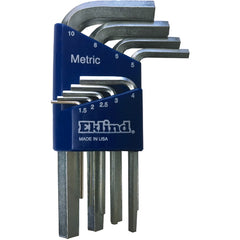 9PC MM BRIGHT HEXL SET - USA Tool & Supply